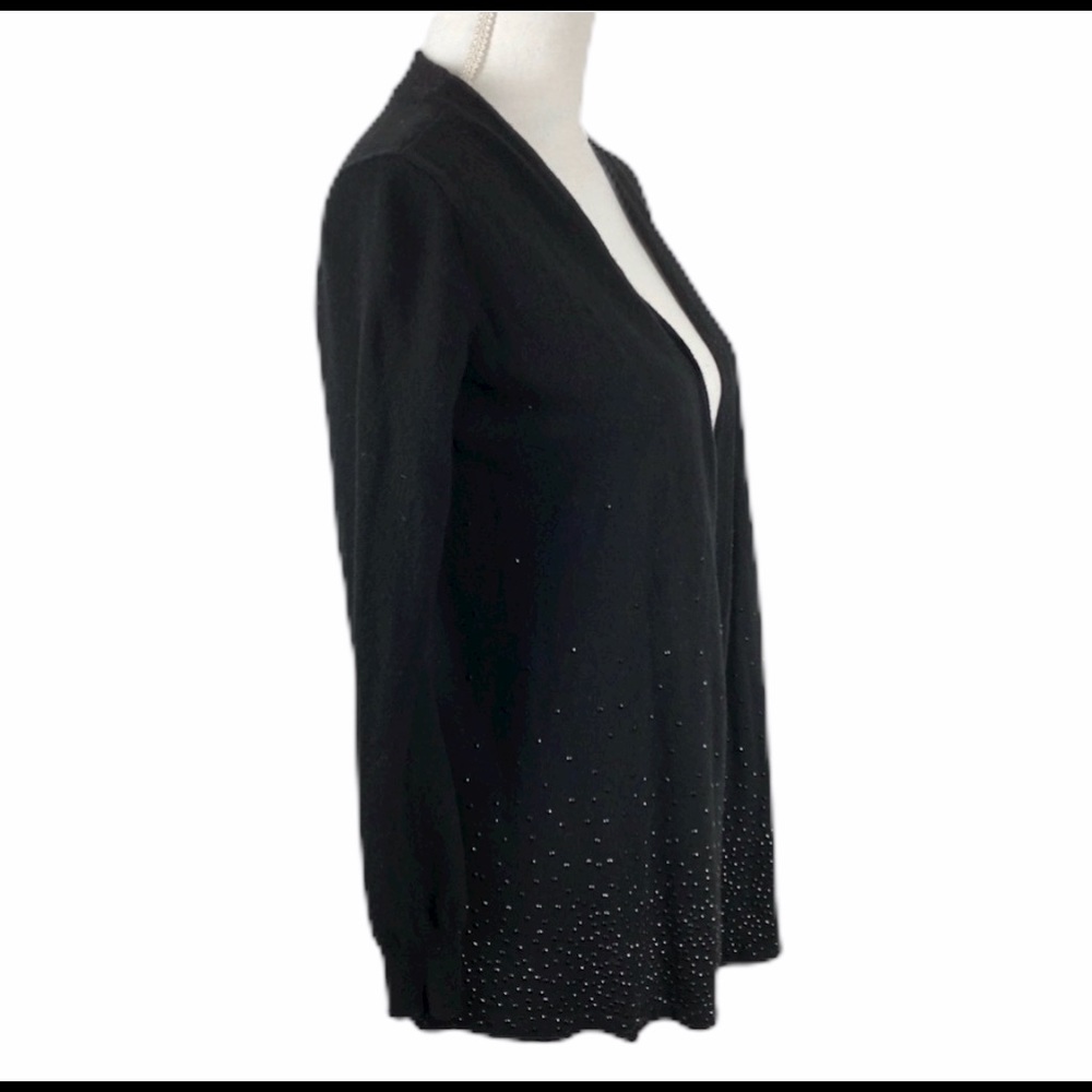 White House black marker black wool cardigan - Picture 3 of 5